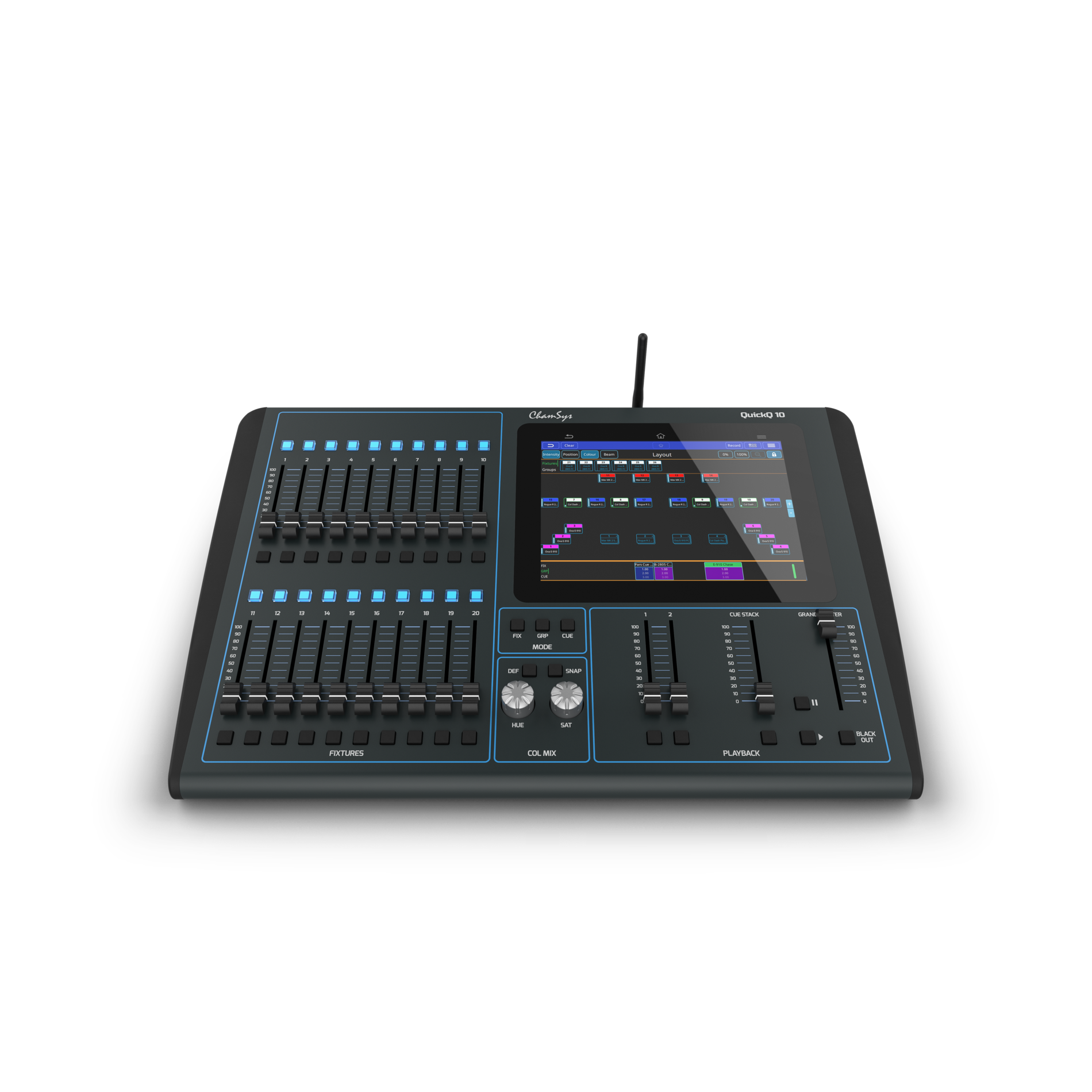 Chamsys Quickq 10 Peachy Productions Av Event Equipment Hire