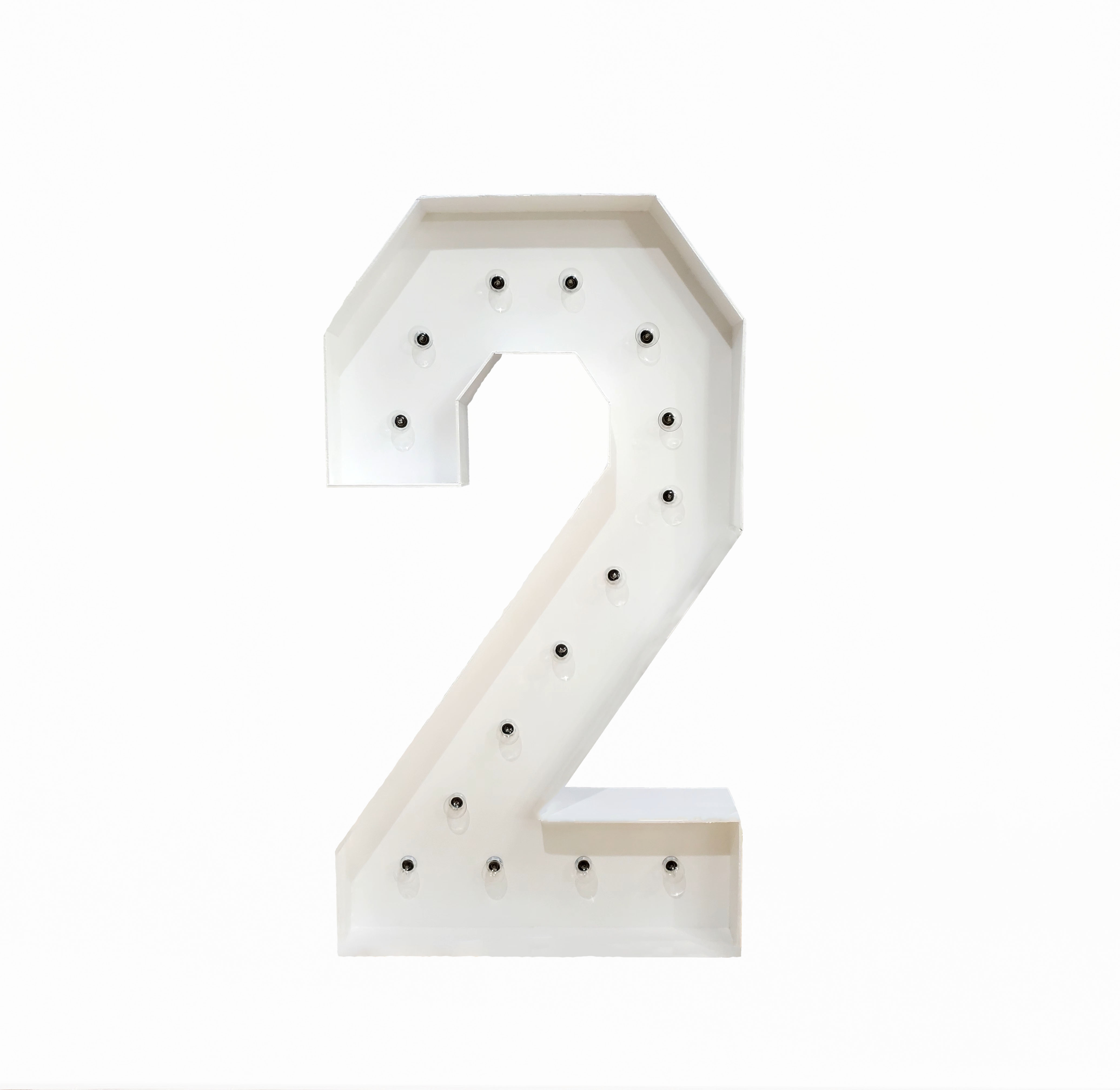 Marquee Number 2 | Event Rentals and Wedding Floral Decor in Orlando