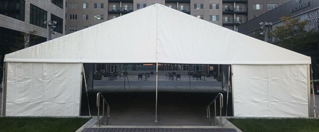Clearspan A Frame Tent With French Windowed Walls- 40' x 50' | Des ...
