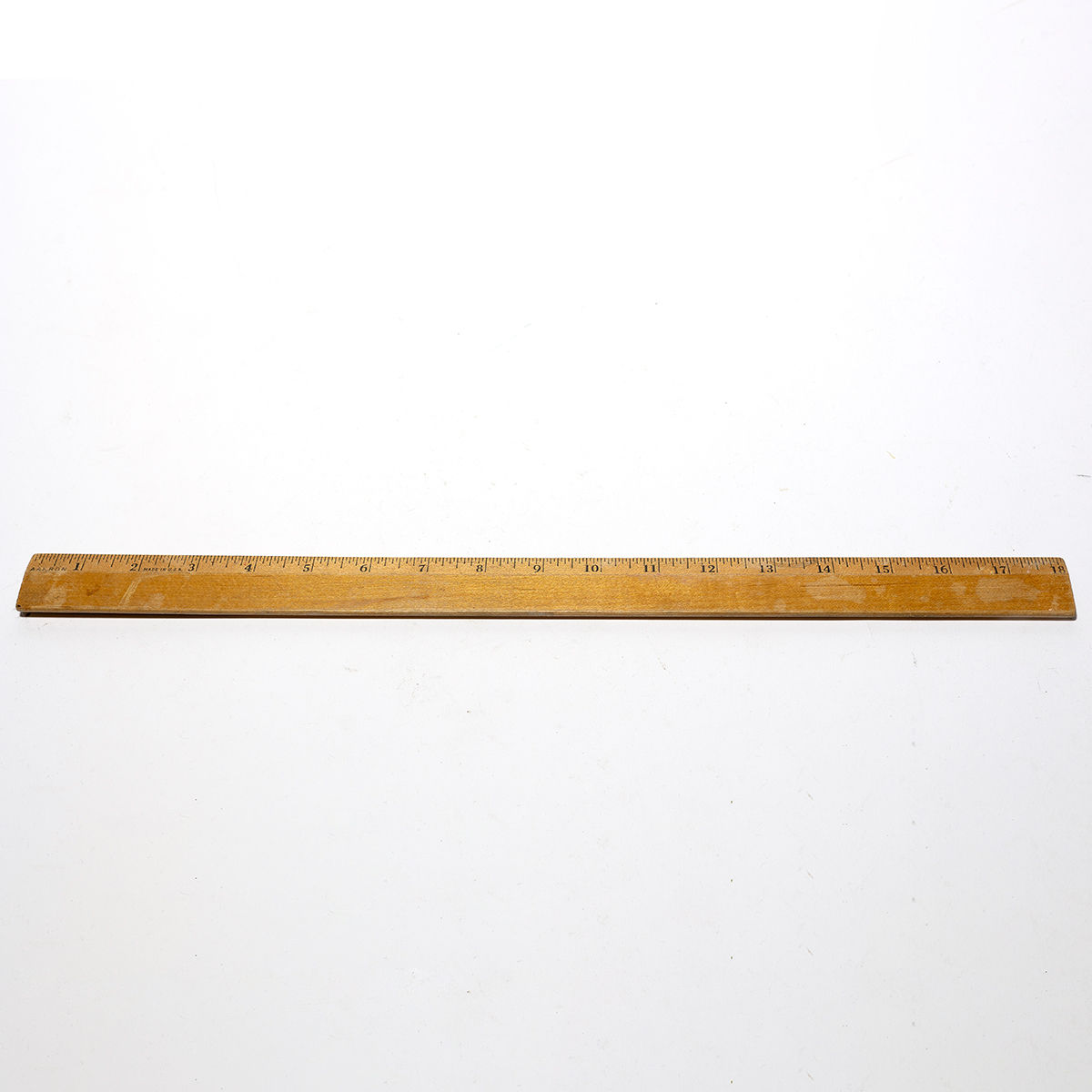 vintage 18 inch wooden school ruler | Prop Haulin