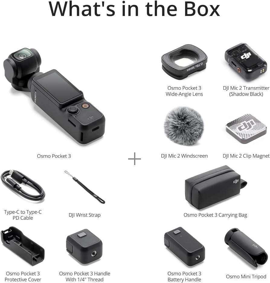 【DAY BRAND】最新DJI Osmo Pocetセット DJI Osmo Pocket 3 Creator Combo – Popular Book Company Pte Ltd