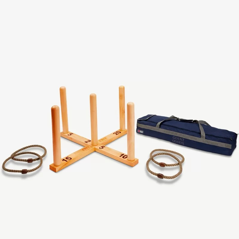Jeu De Lancer D'anneaux Gonflable Bois De Cerf - Pour Piscine, Jardin, Fête - 1 Chapeau + 4 Anneaux - Idéal BBQ Et Animations