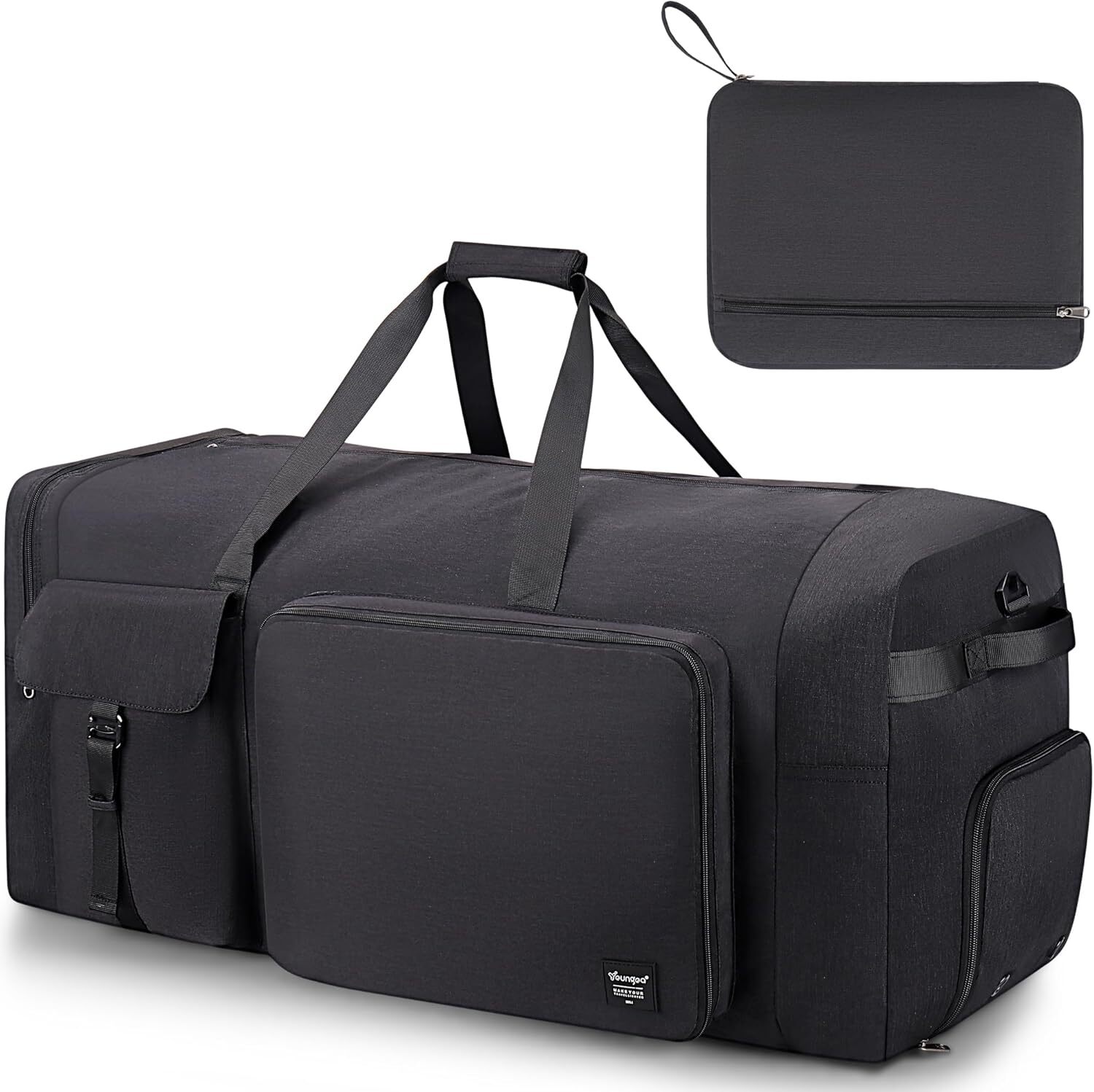 Sac De Voyage Pliable NOVAGO - Compartiment Linge Humide Et Range-chaussures, Nylon, 46x34x19 Cm (ouvert Sac De Voyage Pliable NOVAGO - Compartiment Linge Humide Et Range-chaussures, Nylon, 46x34x19 Cm (ouvert