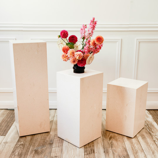 Fossil Stone Plinths | The Event Artists