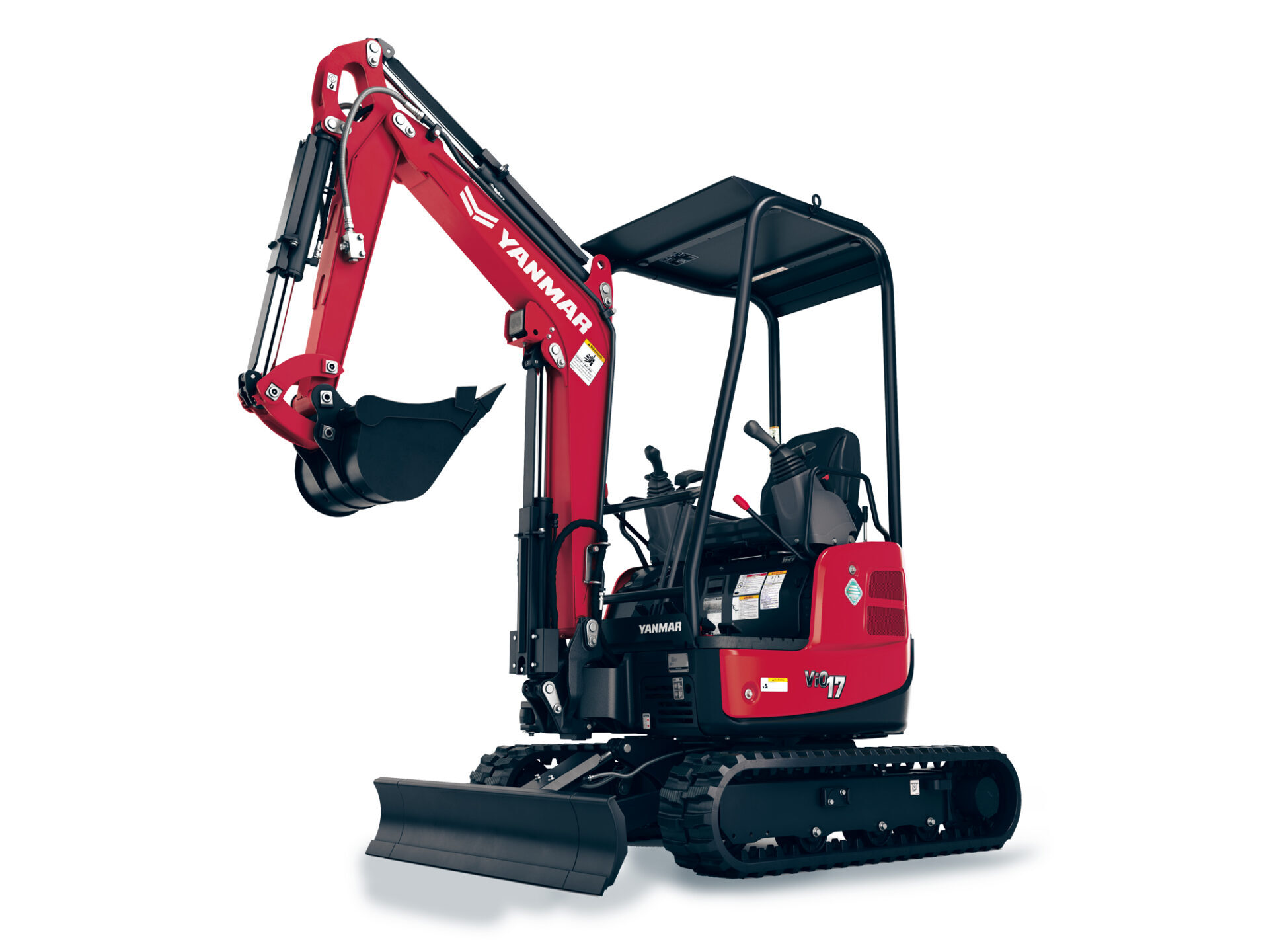 1.7T Mini Excavator - Zero Swing Yanmar ViO17- The Mighty