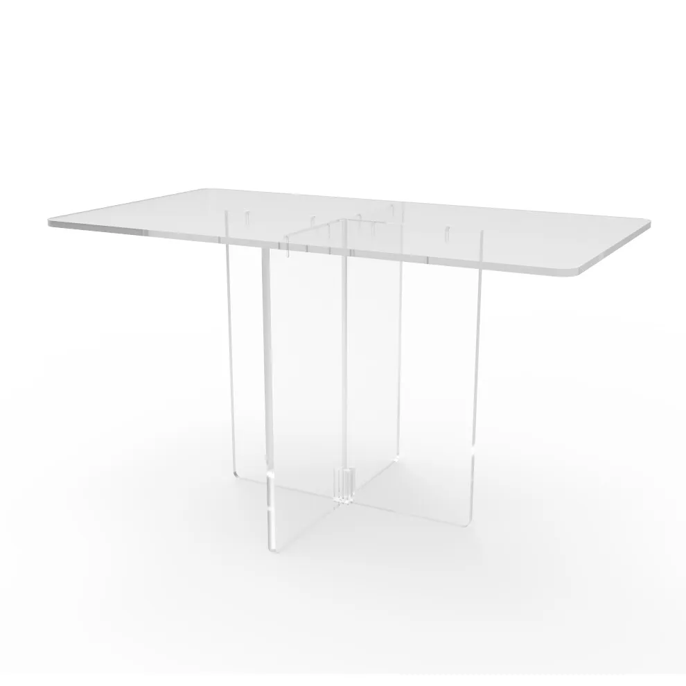 Small Acrylic Ghost Table | Alluring Design Store | Luxury Wedding ...