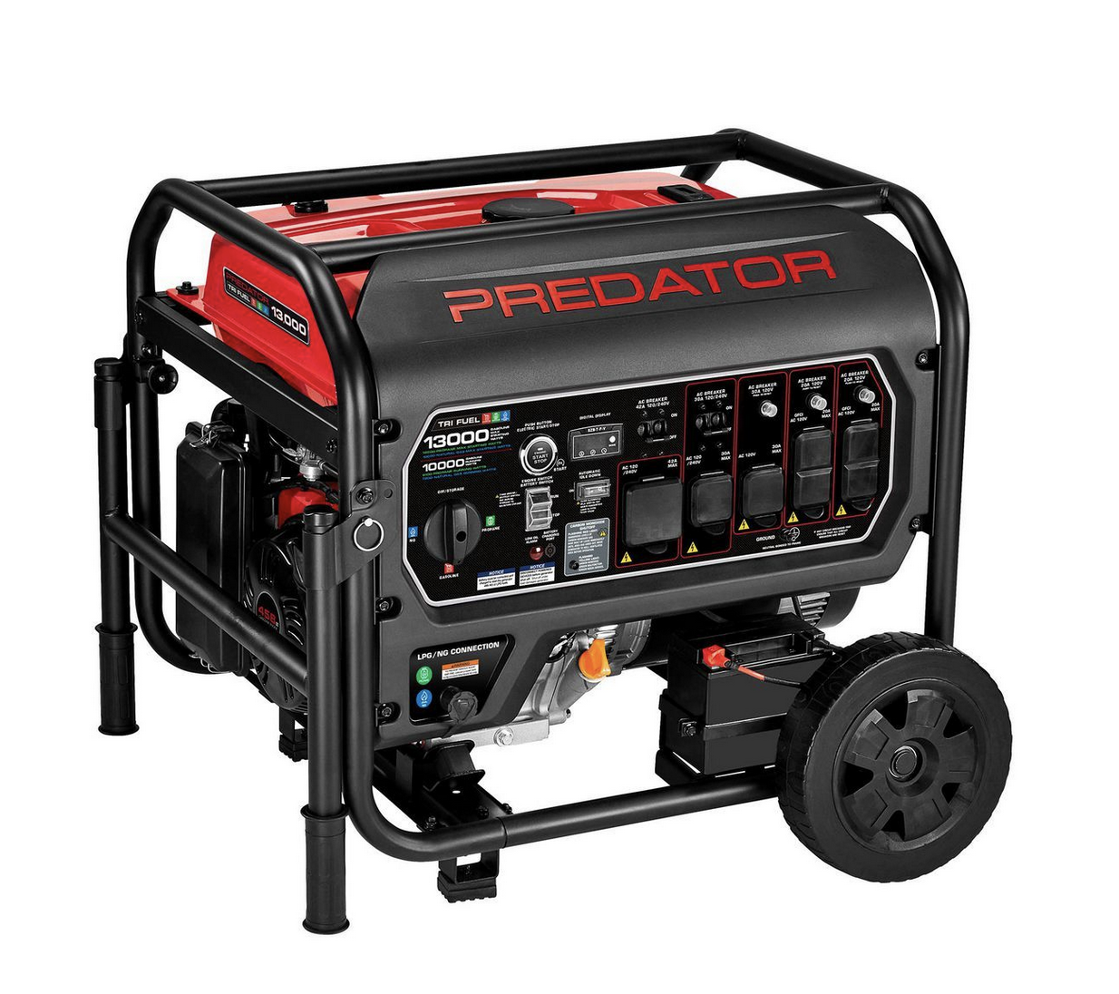 13,000 Watt Tri-Fuel Generator | BisMan Party Rentals